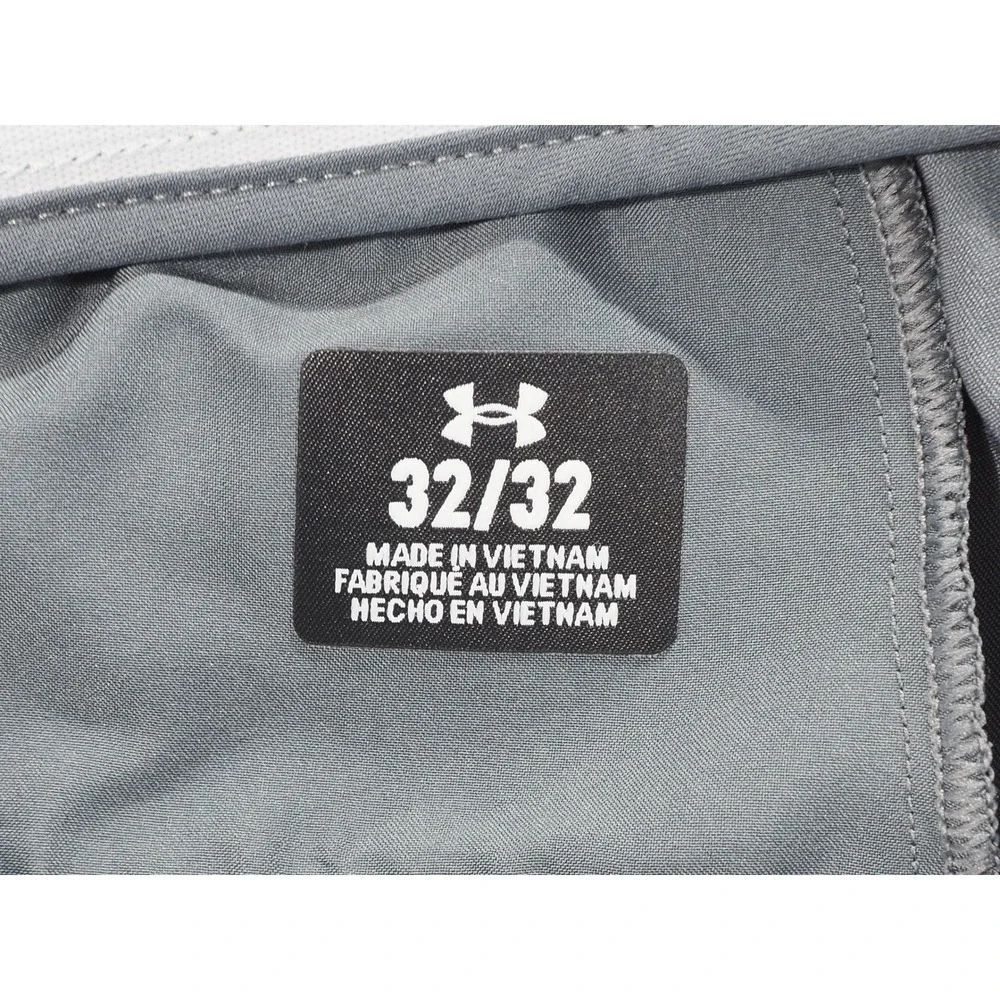 Under Armour Pants Mens 32x32 Gray Elastic Waist Stretch Performance Athletic - Picture 3 of 10
